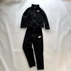 NIKE ナイキ ジャージ 上下セット 140 キッズ ブラック セットアップ