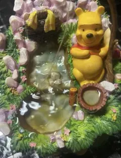 希少】ディズニー くまのプーさん ガーデン水栓柱 タカショー 枕木風