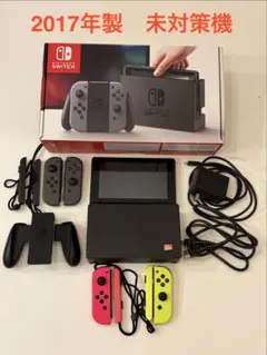 Switch 2017年製 未対策機／別途ジョイコン／microSD 64GBのサムネイル