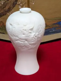 大理石風花瓶 一輪插 龍