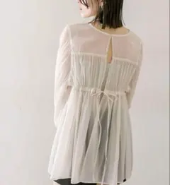 ミスティック mystic シアーブラウス