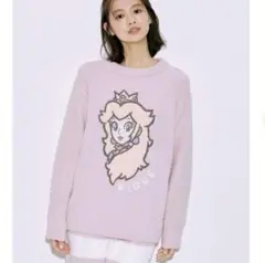 ジェラートピケ　スーパーマリオコラボ　ピーチ姫　レディースフリー　新品未使用 スーパーマリオ】ピーチ姫×ジェラートピケコラボ新発売！表参道