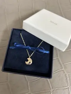 【ahkahblanc】K10YGダイヤモンドネックレス