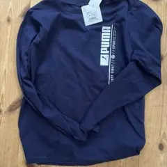 PUMA 長袖カットソー ネイビー 160