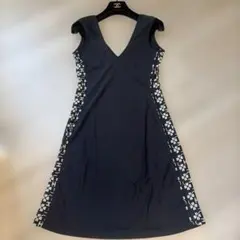 CHANEL ノースリーブワンピース クローバー柄　ココマーク　希少