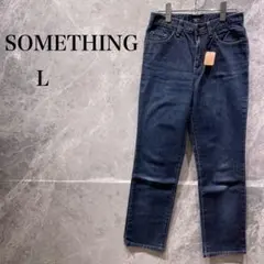 SOMETHING レディース L インディゴ デニムパンツ 美脚 美品のサムネイル
