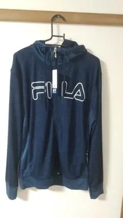 FILA ネイビー フルジップパーカー Mサイズ