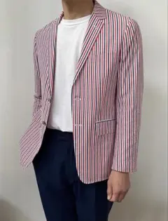 トム ブラウン THOME BROWNE.シアサッカー ストライプ ジャケットのサムネイル