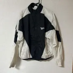 サ*ン様 Reebok ナイロンジャケット L ブラック/ホワイト
