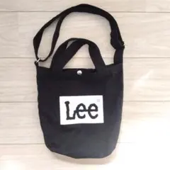 Lee ブラック ショルダーバッグ