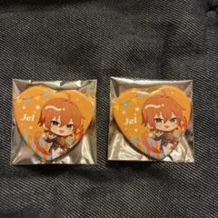 ジェルくん ハロウィン ハート缶バッジ すとぷり ハロウィングッズ 2025 ジェルくん デフォ ハート缶バッジ