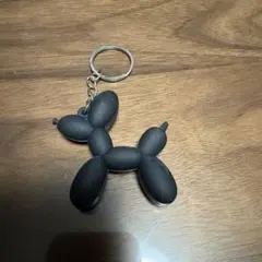 バルーンアート　プードル　犬　黒　ブラック　キーホルダーのサムネイル