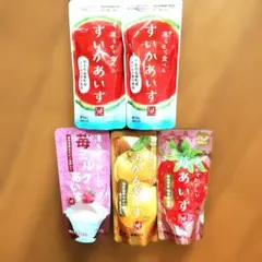 カルディ　もへじ　凍らせて食べるあいす　すいか　みかん　イチゴミルク　いちごのサムネイル