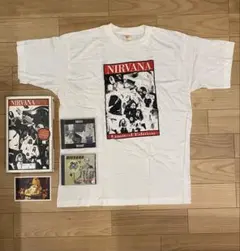 RHCP×NIRVANA 91年ツアーTシャツ XL / 白 ブート - メルカリ