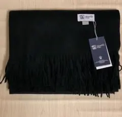 ジョンストンズ カシミア 大判ストール マフラー ブラック