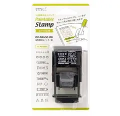 新品 ミドリ スタンプ 回転印 日々の記録柄
