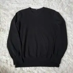 UNIQLOユニクロ　カシミア　100% ニット　セーター　ブラック　L