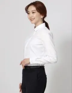 【スーツスクエア】ブラウス Easy Care Stretch Blouse