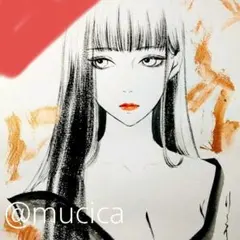 肉筆原画 手描きイラスト 絵画 オリジナル アナログ 水彩画 美人画