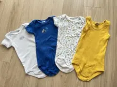 Petite Bateau ベビー肌着 4枚セット 6months/ 67cm