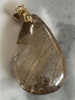 ガーデンルチルクォーツペンダントトップ