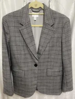 【H&M】グレンチェック テーラードジャケット