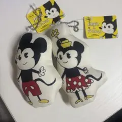 ミッキーとミニー ぬいぐるみキーホルダー