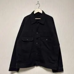 UNIQLO ユニクロ　ブラック　デニムジャケット　XL 黒　男女兼用