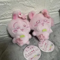 ちいかわ ぬいぱれっと〜さくらいろ〜マスコットぬいぐるみ② うさぎ モモンガ
