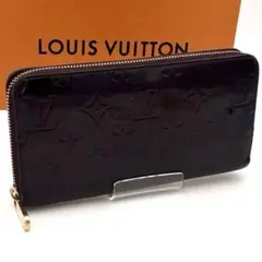 ルイヴィトン ヴェルニ ジッピーウォレット ネイビー 長財布 - メルカリ