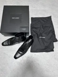SAINT LAURENT サイドジップ ヒールブーツ42のサムネイル