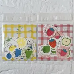 30 古川紙工　mizutama フレークシール　10枚　FRUIT