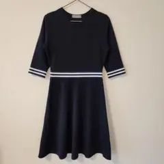 ワンピース　紺色　韓国製