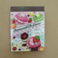 スイーツ柄ミニメモ帳　当時物　平成レトロ