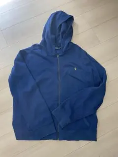 Polo by Ralph Lauren ブルー ジップアップパーカー美品