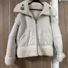 リバーシブル ムートンコート