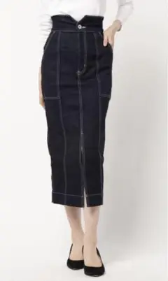 美品 rienda リエンダ ハイウエスタイト デニムスカート size26