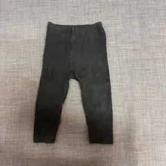 UNIQLO リブレギンス ブラック　80