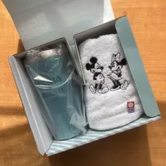 ミッキー　ミニー　タンブラーおよびタオル