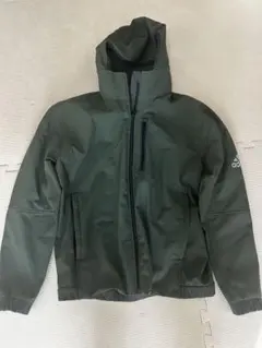 adidas フード付きジャケット オリーブグリーン　撥水