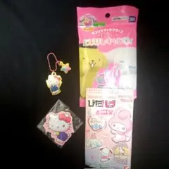 サンリオキャラクターズ　キティツインチャームにじほし＆ぴたハグクリップマグネット