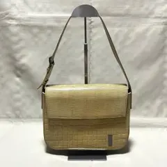 美品　GIVENCHY ショルダーバッグ　ハンド　ロゴ金具　エキゾチックレザー風