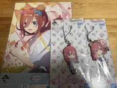 五等分の花嫁　一番くじ　祝福の門出 ラバーストラップ　中野三玖