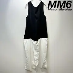 希少 美品 MM6 ドッキング ストライプ デザイン ノースリーブ ワンピースのサムネイル