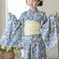 150 160 L キャサリンコテージ ワンピース浴衣 セパレート 女の子小学生