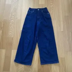 専用！ダークブルーワイドレッグデニム　Mサイズ