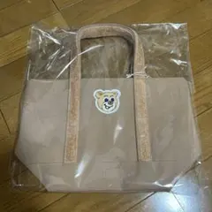 フェイラー✩.*˚オールドテディ　ワッペントートバッグ ベージュ 小さい方