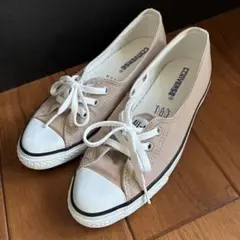 CONVERSE ALL STAR ベージュ スニーカー ポインテッドトゥ 24