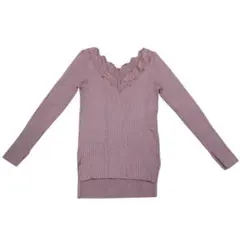 COLONY 2139 コロニー2139 リブニット ニット トップス レース