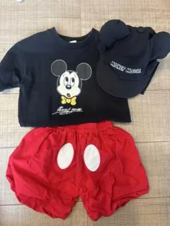 リトシー　しまむら　ミッキーマウスコスプレセット　90